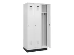 locker voor scheiding van kleding,HxBxD 1950x900x500mm,3vak