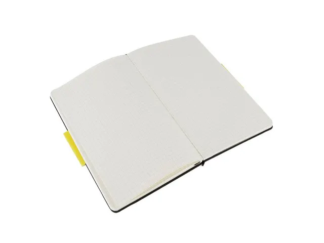 Notitieboek Moleskine large 130x210mm ruit 5x5mm hard cover zwart