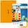 HERMA 5149 Gekleurde etiketten A4 210x297mm Neon Oranje 20 stuks