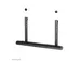 Support TV pour Sonos Arc & Arc Ultra Neomounts AV35-727BL1 noir