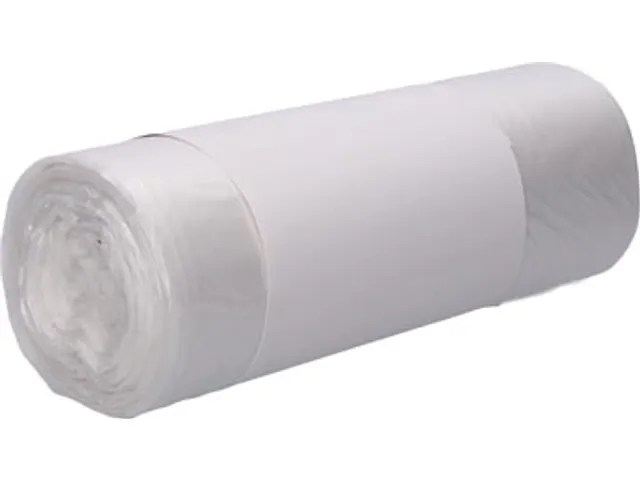 Vuilniszak 60- 70 Liter 63x70cm Transparant HDPE rol van 50 stuks