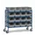 bijzetwagen,draagverm. 250kg,4etage(s),open,laadvl. LxB 1250x470mm