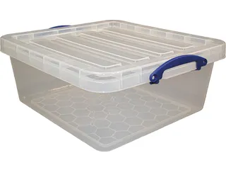 Opbergdoos 31.5 Liter Transparant Stapelbaar - 1