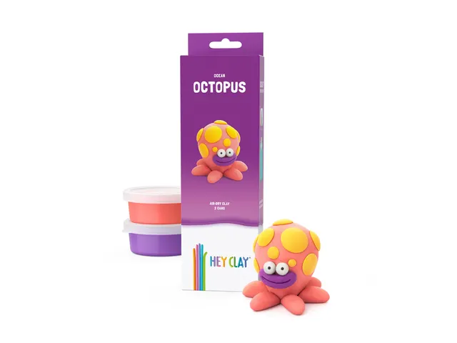 Klei Hey Clay Octopus 3 potjes