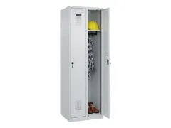 locker,HxBxD 1850x600x500mm,2vak,vak B 300mm,draaigrendel