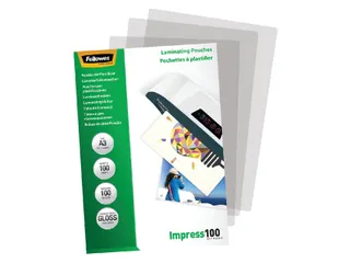 Lamineerhoes Fellowes A3 2x100 Micron glanzend 100stuks - 3