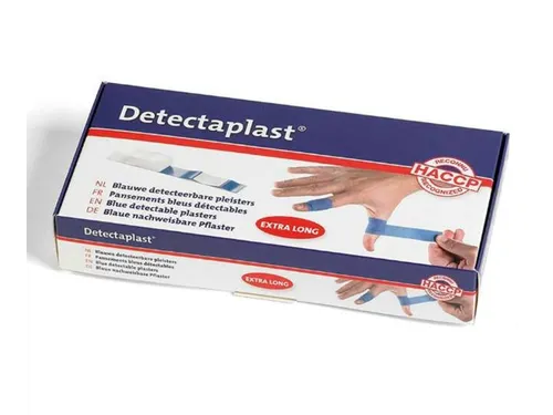 Detectaplast 8348 Textielpleister Elastisch Blauw 180x20mm 100 Stuks
