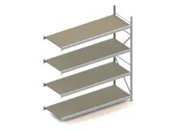 Breedvakstelling Aanbouwveld Hxbxd 2500x2251x800mm 4 Houten Legborden