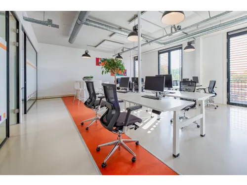 Dextro Plus Duo Zit-sta Bureau Elektrisch 180x80 Krijtwit 25mm Wit