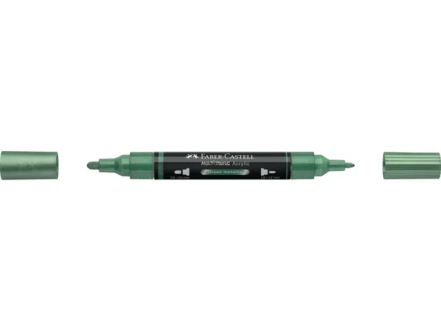 Acrylmarker Faber-Castell Multimark 295 green metallic