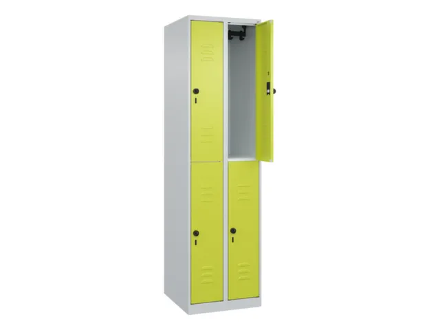 dubbeldekse locker,HxBxD 1850x500x500mm,2x2vak.,vak B 250mm