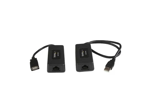 1-poort USB via Cat5 / Cat6 Ethernet Verlenger tot 40m