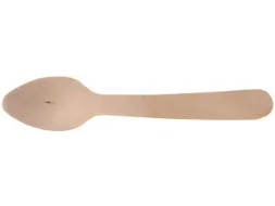 Papstar Lepel Pure uit hout 11cm 250 stuks