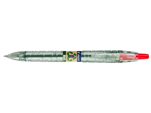 Display Balpen Pilot B2P Ecoball Begreen 1.0mm Medium punt Assorti