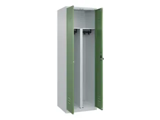 PBM-locker,HxBxD 1850x600x500mm,2vak,vak B 300mm,draaigrendel - 2