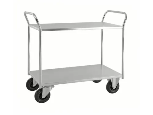 etagewagen,draagverm. 400kg,2etage(s),laadvl. LxB 940x440mm,staaletage