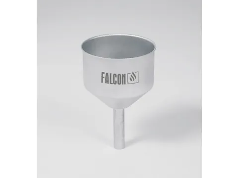 trechter,v. veiligheidskan,RVS,m. greep,zeef,Ø 138mm