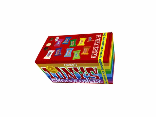 Chocolade Tony's Chocolonely tiny mix doos 200gr