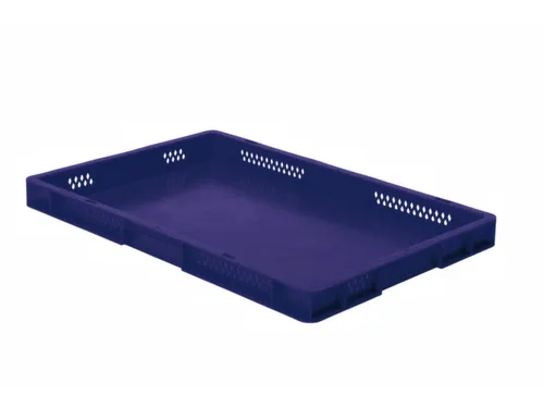 Euronorm-Stapelbak 9 5l H X L X B 50x600x400mm Blauw