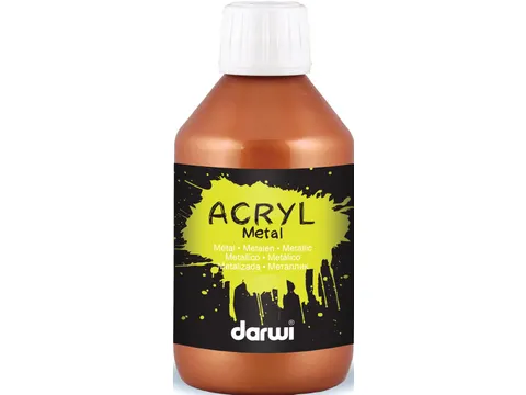 acrylverf Metal effect, flacon van 250 ml, brons