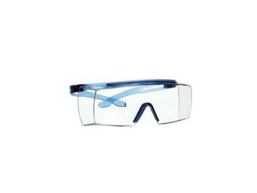 3M SecureFit SF3701SGAF overzetbril, heldere lens, blauw montuur, per