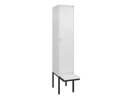 locker met bank,HxBxD 2120x400x815mm,1vak,vak B 400mm,cil.-slot