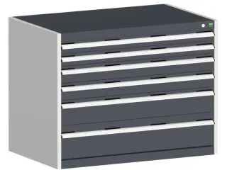 ladekast,HxBxD 800x1050x750mm,6lade(n),lade voor normale belastingen - 2