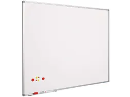 Whiteboard 120x180 cm Gelakt Staal Softline 8mm alu-profiel