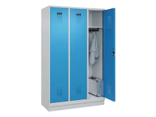 locker,HxBxD 1950x1200x500mm,3vak,vak B 400mm,cil.-slot,sokkel - 1