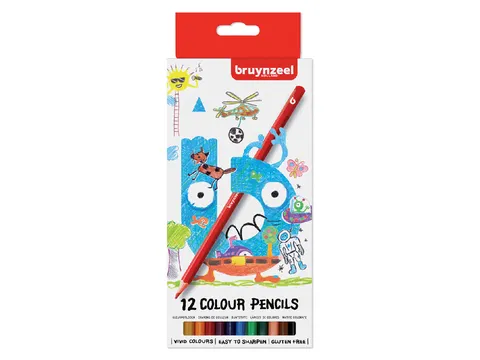 Kleurpotlood Bruynzeel Kids set à 12 kleuren