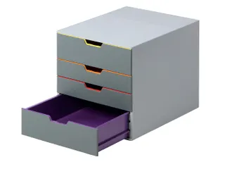 Ladenbox Durable Varicolor 4 laden grijs - 2
