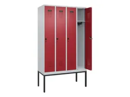 locker,HxBxD 2120x1200x500mm,4vak,vak B 300mm,draaigrendel