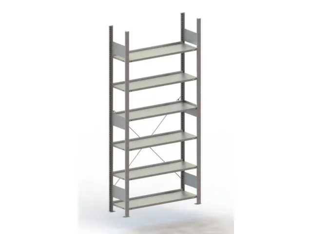 Inhaakstelling Aanslagrand Basisveld 2200x1000x300mm 6legborden