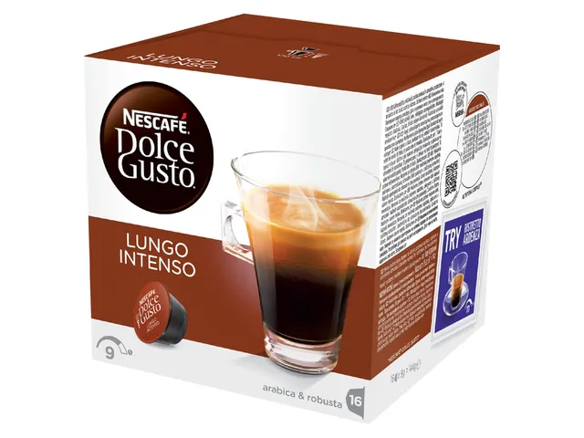 Koffiecups Dolce Gusto lungo intenso 16 stuks