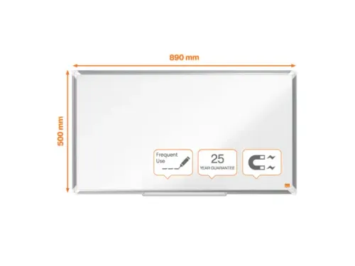 Whiteboard Nobo Premium Plus Widescreen 50x89cm emaille