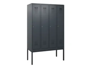 schoollocker,HxBxD 1950x1200x500mm,4vak,vak B 300mm,cil.-slot - 2
