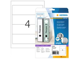 Herma 8621 Rugetiket breed 192x61mm Wit permanent klevend 40 stuks
