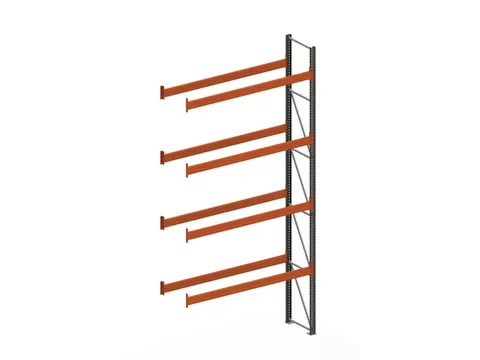 palletstelling,aanbouwveld,HxBxD 5500x2800x800mm,vakl. 2400kg