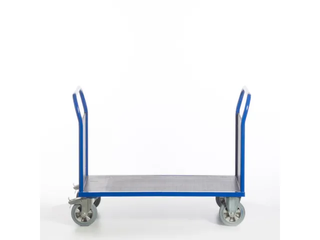 Platformwagen 1000kg Laadvlak 1200x800mm 2 Kopwanden Ral 5010