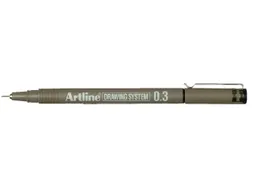 Fineliner Artline technisch 0.3mm zwart