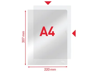 L-map Esselte Standaard A4 Pp Transparant 0.11mm - 11