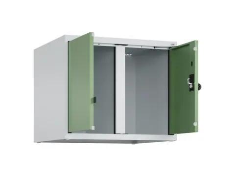 opzetkast,v. locker voor scheiding van kleding,2vak.,vak B 300mm