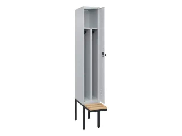 locker voor scheiding van kleding,HxBxD 2120x300x815mm,1vak