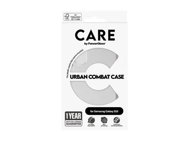 PanzerGlass CARE by Urban Combat Case Transparent Samsung Galaxy