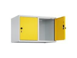 opzetkast,v. locker,2vak.,vak B 400mm,HxBxD 500x800x500mm,draaigrendel