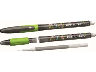 Gelschrijver Bic Gel-ocity illusion medium zwart - 8