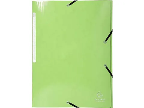 Elastomap 3 kleppen IDERAMA Maxi Capacity A4 Anijsgroen