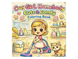 Kleurboek Cozy Girl Homebody Cute & Comfy - 3