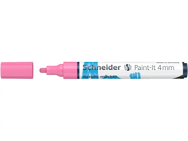 Acrylmarker Schneider Paint-It 320 4mm pastel roze
