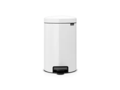 Pedaalemmer Newicon 12 Liter Metalen Binnenemmer Wit